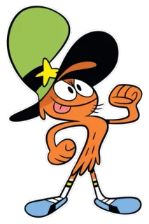 🙃 Wander Wander Over Yonder dibujos animados, Wander Over Yonder, Disney, serie de TV, personaje telegram sticker