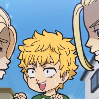 🎐 Anime, Desenho animado, Bravo, Personagens whatsapp sticker