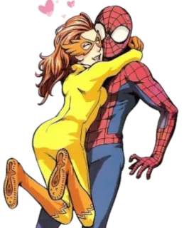 😁 Spider-Man comic book, superhero, marvel, peter parker, love telegram sticker