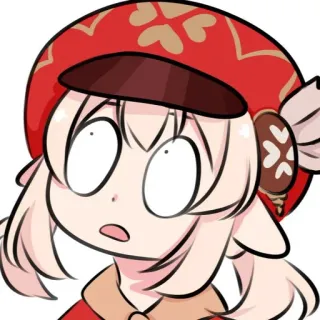 😳 Klee Genshin Impact Klee, Genshin Impact, Anime, Spiel, überrascht, süß telegram sticker