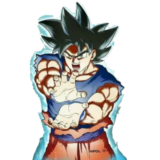 👊 Goku Dragon Ball Goku, Anime, Manga, Dragon Ball, Super Saiyan telegram sticker