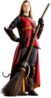 🏀 Ginny Weasley Harry Potter Ginny Weasley, Harry Potter, Quidditch, Broomstick, Wizard, Gryffindor telegram sticker