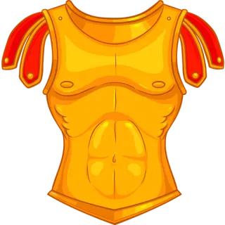 ✨ armor, ancient, gladiator, gold, roman, military telegram sticker