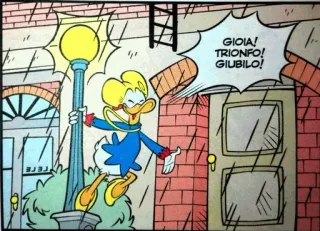 😃 Donald Duck GIOIA! TRIONFO! GIUBILO! dessin animé, canard, joie, fête telegram sticker