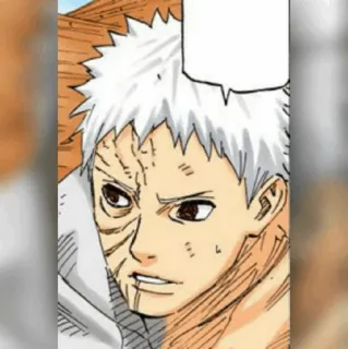 ⚫️ Obito Naruto Anime, Manga, Obito, Sfregiato, Guerra telegram sticker