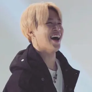 🌸 persona, riendo, sonriendo, hombre, coreano, feliz, positivo, alegre whatsapp sticker