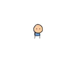 😶 stick figure, cyanide and happiness style, cartoon, minimalist telegram sticker