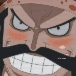 👑 Gol D. Roger One Piece ONE ICONS Anime, One Piece, Personaggio, Re dei pirati, Sorriso, Roger telegram sticker