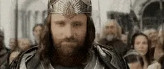 🙏 Aragorn The Lord of the Rings Aragorn, Il Signore degli Anelli, Re, Elessar, Fantasy telegram sticker