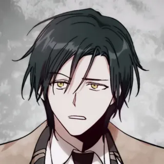🕯 anime, manga, character, man, serious, portrait telegram sticker