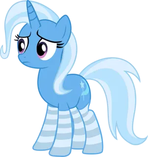 ☹ Trixie Lulamoon My Little Pony Pony, Einhorn, Cartoon, Trixie Lulamoon, My Little Pony telegram sticker