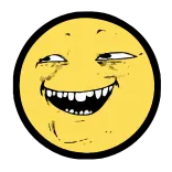 ๐ Meme, Seringai, Menyeringai, Wajah, Ekspresi, Trollface telegram sticker