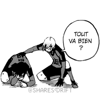 😷 TOUT VA BIEN ? Anime, Manga, Football, Sport whatsapp sticker