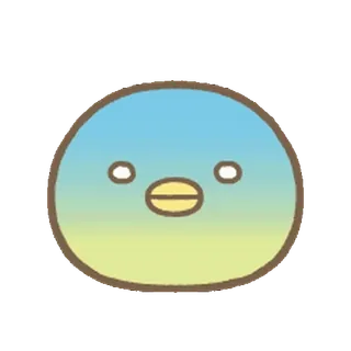 🍐 pássaro, fofo, animal, desenho animado, kawaii telegram sticker