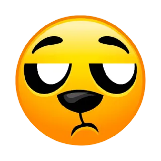 😀 Emoji, Entediado, Expressão, Desenho animado whatsapp sticker