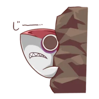 😀 masque, en colère, visage, dessin animé, symbole telegram sticker