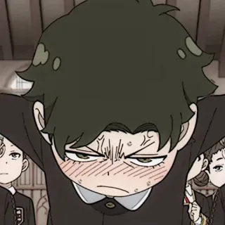 🌄 Anime, Sekolah, Marah, Stres, Kartun, Ekspresi telegram sticker
