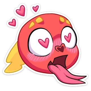 😍 love, emoji, hearts, cute, expression, cartoon whatsapp sticker