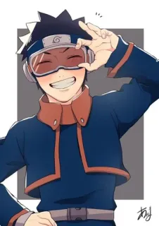 ⛰️ Obito Uchiha Naruto Obito, Naruto, anime, manga, character telegram sticker