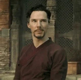 😐 Doctor Strange doctor strange, marvel, benedict cumberbatch, stregone, magia, marvel comics telegram sticker