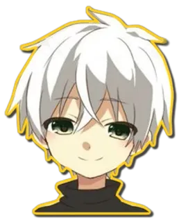 🙂 Anime, Manga, Sticker, Dibujo animado, Chico, Retrato telegram sticker
