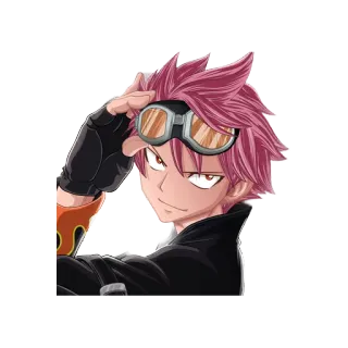 😎 Natsu Dragneel Fairy Tail Anime, Fairy Tail, Natsu Dragneel, Adesivo, Desenho animado, Mangá whatsapp sticker