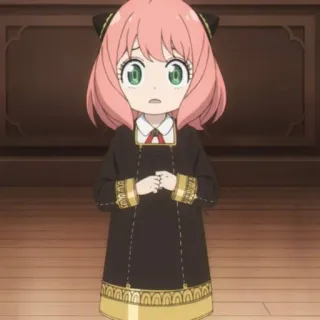 🥜 Anya Forger Spy x Family Anime, Spy x Family, Anya Forger, Słodkie, Kreskówka, Manga telegram sticker
