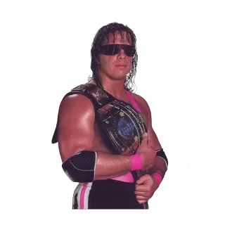 😘 Bret Hart catch, athlète, champion, sports telegram sticker