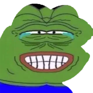 😂 Pepe the Frog Pepe de Kikker, Meme, Internetmeme, Cartoon, Kikker telegram sticker