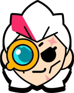 🙂 Byron Brawl Stars 브롤스타즈, 바이런, 캐릭터, 비디오 게임, 아바타, 스티커 telegram sticker