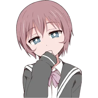 🤔 anime, girl, cute, cartoon, manga telegram sticker