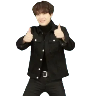 👍 Pollice in su, Positivo, Approvazione, Uomo, Persona, Gesto telegram sticker