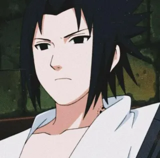 🖲 Sasuke Naruto Аниме, Манга, Саске, Наруто, Мультфильмы, Учиха telegram sticker