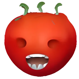 🥑 絵文字, 怒り, トマト, 漫画, 野菜, アイコン telegram sticker