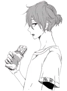 ♥️ No, if! Anime, Chico, Chocolate, Manga telegram sticker