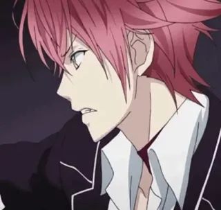 😠 Ayato Sakamaki Diabolik Lovers anime, vampire, Diabolik Lovers, Ayato Sakamaki, anime boy, anime character telegram sticker