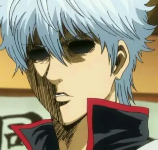 🗿 Gintoki Sakata Gintama Аниме, Гинтама, Гинтоки, Саката Гинтоки, Смешной, Мем, Персонаж whatsapp sticker