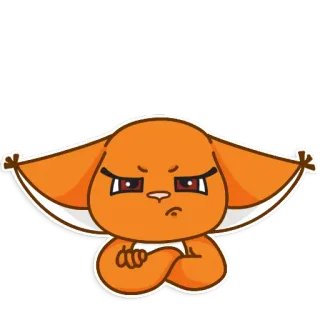 😡 cartoon, angry, squirrel telegram sticker