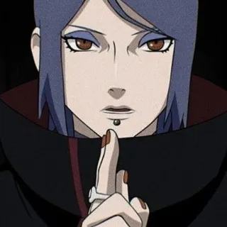 ❤️‍🔥 Konan Naruto Anime, Konan, Naruto, Akatsuki, Ninja, Personaggio, Ragazza Anime whatsapp sticker