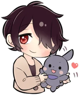 🙂 Anime, Desenho animado, Fofo, Personagem, Kawaii, Chibi telegram sticker