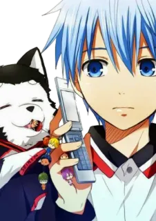 📱 Kuroko Kuroko no Basket Аниме, Куроко, Kuroko no Basket, Баскетбол, Спорт, Манга telegram sticker