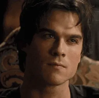 🦇 Damon Salvatore The Vampire Diaries wampir, nadprzyrodzone, fantasy, serial TV, dramat telegram sticker