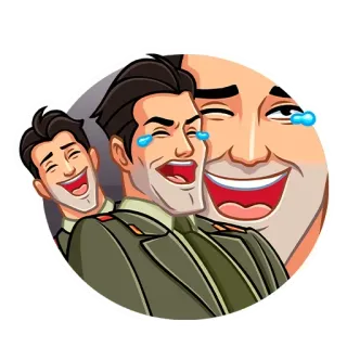 😂 ridere, uomo, piangere, meme, emozione telegram sticker