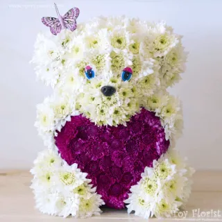 🌸 Toy Florist kwiat, miś, serce, kwiatowy, zabawka, bukiet, prezent telegram sticker