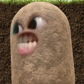 🥔 lustig, boden, augen, zähne whatsapp sticker