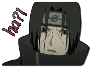 😠 Itachi Naruto ha?! 动漫, 漫画, 忍者, 宇智波, 鼬 telegram sticker