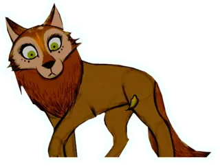🤔 หมาป่า, สัตว์, สุนัข, การ์ตูน, ภาพประกอบ, สติกเกอร์ telegram sticker