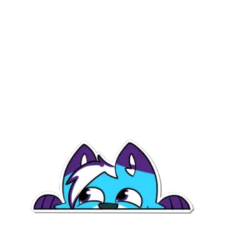 😗 binatang, kartun, lucu, berbulu, rubah whatsapp sticker