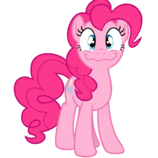 😂 Pinkie Pie My Little Pony pinkie пай, мой маленький пони, мультфильм, пони, дружба это чудо telegram sticker