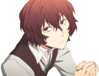 😶 Osamu Dazai Bungou Stray Dogs Anime, Mangá, Bungou Stray Dogs, Dazai Osamu, Suicida telegram sticker